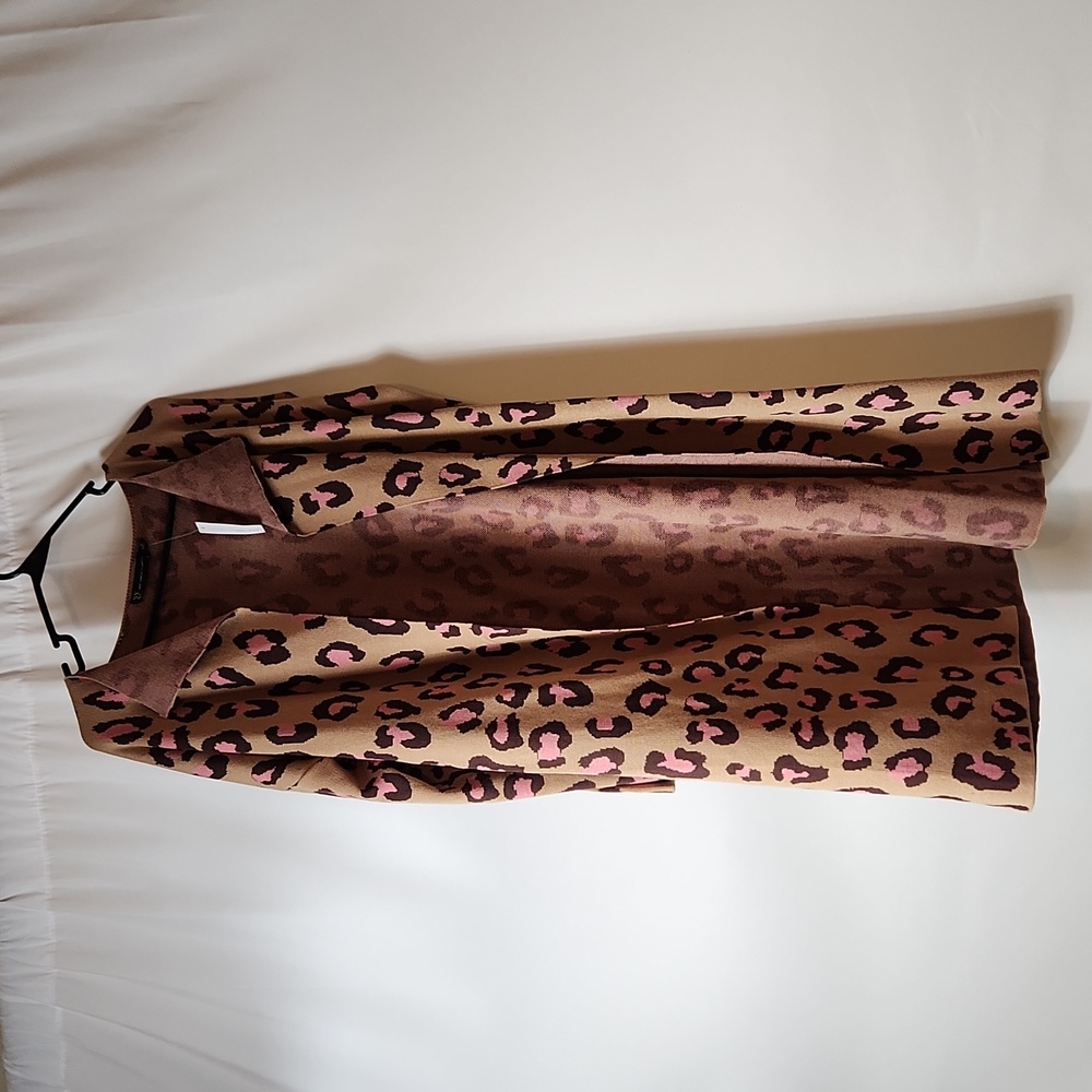 Leapard print Cardigan Medium